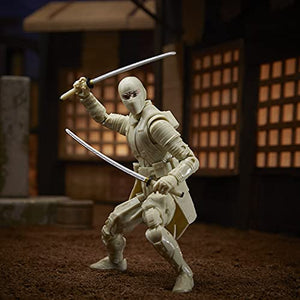 G.I. Joe Classified Series Snake Eyes: G.I. Joe Origins Storm Shadow Action Figure 17, Premium 6-Inch Scale Toy with Custom Package Art , White