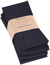 Load image into Gallery viewer, Ruvanti Kitchen Cloth Napkins 12 Pack 18 X 18 Inch Dinner Napkins Soft, Comfortable, Reusable Napkins,Durable Linen Napkins, Perfect Table Napkins, Sky Blue Napkins for Dinners, Parties &amp; Weddings.
