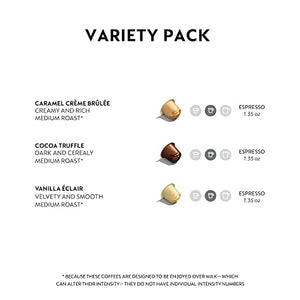 Nespresso Capsules OriginalLine, Barista Flavored Pack, Mild Roast Espresso Coffee, 30 Count Espresso Coffee Pods, Brews 1.35 Ounce