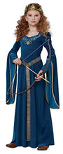 Load image into Gallery viewer, X-Large_TEAL_MEDIEVAL PRINCESS/CHILD
