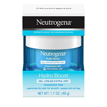 Load image into Gallery viewer, Neutrogena Hydro Boost Hyaluronic Acid Hydrating Gel-Cream Face Moisturizer to Hydrate &amp; Smooth Extra-Dry Skin, Oil-Free, Fragrance-Free, Non-Comedogenic &amp; Dye-Free Face Lotion, 1.7 oz
