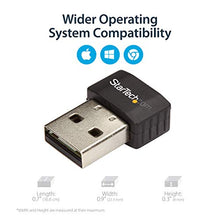 Load image into Gallery viewer, StarTech.com Wireless USB WiFi Adapter Dual Band AC600 Wireless Dongle - 2.4GHz / 5GHz - 802.11ac Wi-Fi Laptop Adapter (USB433ACD1X1)

