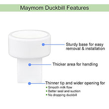 Load image into Gallery viewer, Maymom 6 Count Duckbill Valves for Spectra S1 Spectra S2 Spectra 9 Plus. Not Original Spectra Pump Parts Replace Spectra Duckbill Valve Not Original Spectra S2 Accessories Work w Spectra (White)
