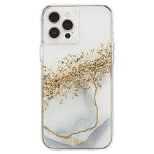 Load image into Gallery viewer, Case-Mate - Karat - Case for iPhone 12 and iPhone 12 Pro (5G) - Gold Foil Accents - 10 ft Drop Protection - 6.1 inch - Karat Marble
