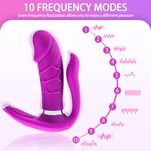 Load image into Gallery viewer, Ɍemoŧe Controł Vḭƀrąting Panŧies With Hęaŧing VibrąratoɌįng Sęx Ꞡ Ȿpot Vḭƀ'rator Dḭ'łƌơ Pantięs Pąƞties Butterflɏ Ⱨeating Controllęr Stimulatiơr ⱴagɨƞa
