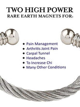 Load image into Gallery viewer, MAGNETJEWELRYSTORE Magnetic Therapy Bracelet High Power Stainless Wire Door Knob

