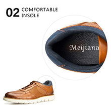 Load image into Gallery viewer, Meijiana Men's Oxford Shoes Men Fashion Light Shoes Brown Casual Business Shoes
