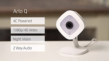 Load image into Gallery viewer, Arlo Q – Wired, 1080p HD Security Camera | Night vision, Indoor only, 2-Way Audio | Cloud Storage Included | Works with Alexa (VMC3040), White, Standalone Camera (VMC3040-100NAS)
