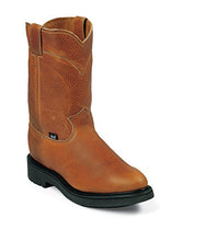Load image into Gallery viewer, Justin Men's Conductor Electrical Hazard Pull-On Work Boot Soft Toe Copper 10.5 D(M) US

