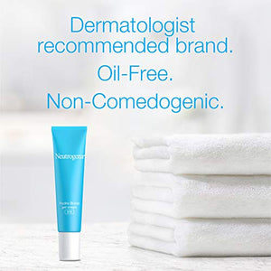 Neutrogena Hydro Boost Hydrating Gel Eye Cream with Hyaluronic Acid, Dermatologist Recommended Water Gel Under-Eye Cream, Oil-, Dye- & Fragrance Free, 0.5 fl. oz