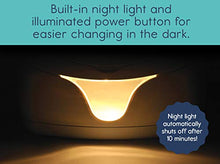 Load image into Gallery viewer, hiccapop Baby Wipe Warmer and Baby Wet Wipes Dispenser | Baby Wipes Warmer for Babies | Diaper Wipe Warmer with Changing Light
