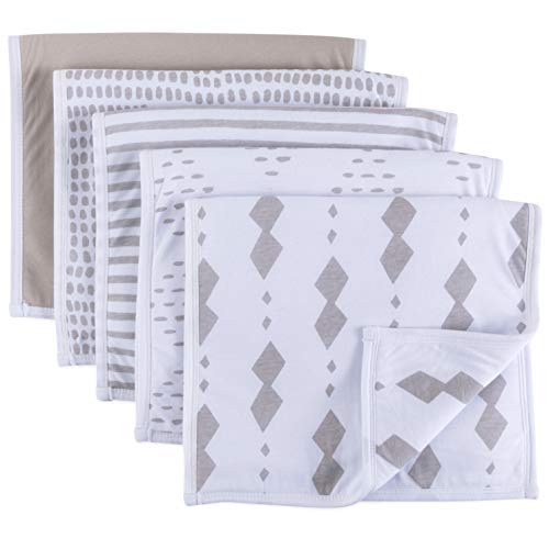 Baby Burp Cloth, Ultra Absorbent Reversible Jersey Cotton Large Burp Cloths, Cloth Diapers 20