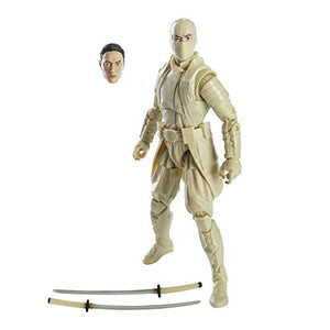 G.I. Joe Classified Series Snake Eyes: G.I. Joe Origins Storm Shadow Action Figure 17, Premium 6-Inch Scale Toy with Custom Package Art , White