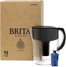 Load image into Gallery viewer, Brita Everyday Pitcher with 1 Longlast Filter, Large 10 Cup, Black
