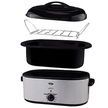 Load image into Gallery viewer, Oster Roaster Oven with Self-Basting Lid | 22 Qt, Stainless Steel
