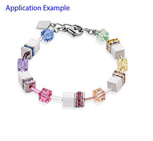 Load image into Gallery viewer, 5 Strands Czech Cube Crystal Glass Loose Beads 8mm Peridot Green (~475-500pcs) for Jewelry Craft Making Supplies CCC816
