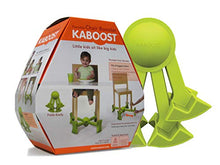Load image into Gallery viewer, KABOOST Booster Seat for Dining Table, Green - Goes Under The Chair - Portable Chair Booster for Toddlers and Grown Ups
