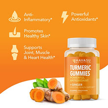 Load image into Gallery viewer, Turmeric and Ginger Gummies for Adults Peach Flavor | 95% Curcumin Gummies for Joint Support and Immune Health | 60 Vegan Gummies
