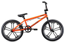 Load image into Gallery viewer, Mongoose Legion Mag Freestyle Sidewalk BMX Bike for-Kids,-Children and Beginner-Level to Advanced Riders, 20-inch Wheels, Hi-Ten Steel Frame, Micro Drive 25x9T BMX Gearing, Orange

