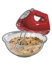 Load image into Gallery viewer, Hamilton Beach 6-Speed Electric Hand Mixer, Beaters and Whisk, with Snap-On Storage Case, Red
