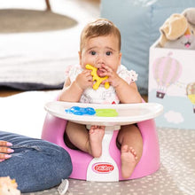 Load image into Gallery viewer, Nuby My Floor Seat, Soft Foam Cushion with Safety Harness and High Back Design, for Ages 4-12 Months, Pink
