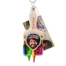 Load image into Gallery viewer, Kurt S. Adler 80MM Bob Ross Paint Brush Ornament, Multi
