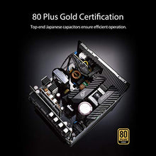 Load image into Gallery viewer, ASUS ROG STRIX 850W Gold PSU, Power Supply (ROG heatsinks, Axial-tech fan design, dual ball fan bearings, 0dB technology, 80 PLUS Gold Certification, fully modular cables, 10-year warranty)
