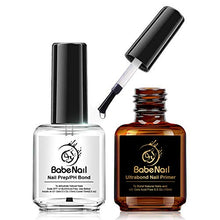 Load image into Gallery viewer, BabeNail Nail Prep Dehydrate &amp; Bond Primer, Nail Protein Bond, 2PCS Professional Long Lasting Natural Air Dry Superior Bonding Primer for Acrylic Powder and Gel Nail Polish 0.5 oz
