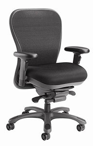 CXO Ergonomic Executive Mid Back Task Chair in Black (Blue)