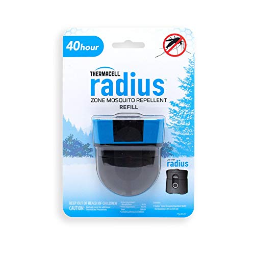 Thermacell Mosquito Repellent Radius Zone Mosquito Repeller Refills; 40 Hours of Protection; No DEET, No Spray, No Mess, grey (LR-1-40)