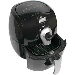 Brentwood Electric Air Fryer 1400-Watt, Timer & Temp. Control, 3.7 Quart, Black