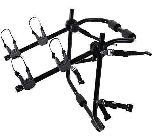 Motorup America Deluxe Bike Rack for Car Mount Carrier - Bicycle Racks for Auto Trunk Fits Most Car Sedans, Hatchbacks, Minivans and SUV