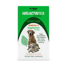 Load image into Gallery viewer, Nutramax Welactin Omega-3 Fish Oil Skin and Coat Health Supplement Liquid for Dogs, 120 Softgels
