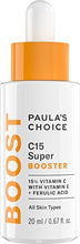 Load image into Gallery viewer, Paula's Choice BOOST C15 Super Booster, 15% Vitamin C with Vitamin E &amp; Ferulic Acid, Skin Brightening Serum, 0.67 Ounce
