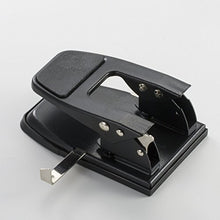 Load image into Gallery viewer, Officemate Heavy Duty 2-Hole Punch, Padded Handle, Black, 50-Sheet Capacity (90082), Model Number: OIC90082
