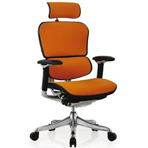 Executive Chairs (with Black Frame. Orange Fabric)