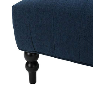 Christopher Knight Home Toddman High-Back Fabric Club Chair, Dark Blue