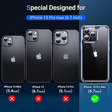 Load image into Gallery viewer, VANMASS Crystal Protective Designed for iPhone 13 Pro Max Case 6.7”, [Military Grade Shockproof] [Optical Research Clear Material] Anti-Yellow Slim Thin Soft Phone Case for iPhone 13 Pro Max
