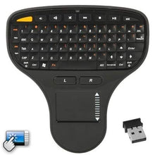 Load image into Gallery viewer, XIAOMIN 2.4GHz Mini Wireless Keyboard with Touchpad&amp; USB Mini Receiver, Size: 137 x 125 x 28mm Durable

