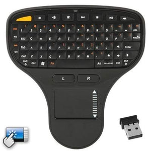 XIAOMIN 2.4GHz Mini Wireless Keyboard with Touchpad& USB Mini Receiver, Size: 137 x 125 x 28mm Durable