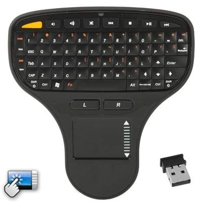 XIAOMIN 2.4GHz Mini Wireless Keyboard with Touchpad& USB Mini Receiver, Size: 137 x 125 x 28mm Durable