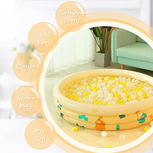 Load image into Gallery viewer, Realhaha Ball Pit Balls for Toddlers 1-3,Plastic Balls Star Balls for Ball Pool Playpen Balls for Kids Party Or Dog Play Toys Small Playpin Balls and Start, Kid Ball Pits &amp; Accessories
