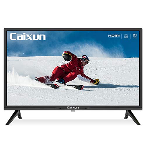 Caixun C24 24-Inch 720P Basic LED HD TV- Flat Screen Television Built-in HDMI,USB,VGA,Earphone,Optical Ports - Refresh Rate 60Hz (2020 Model)