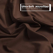 Load image into Gallery viewer, HIG 3pc Down Alternative Comforter Set - All Season Reversible Comforter with Two Shams - Quilted Duvet Insert with Corner Tabs -Box Stitched –Hypoallergenic, Soft, Fluffy (King/Cal King, Chocolate)
