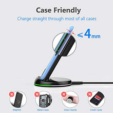 Load image into Gallery viewer, Yootech [2 Pack] Wireless Charger Qi-Certified 10W Max Wireless Charging Stand, Compatible with iPhone 13/13 Pro/13 Mini/13 Pro Max/12/SE 2020/11,Galaxy S22/S22 Ultra/S21/S20/S10 Plus(No AC Adapter)
