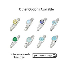 Load image into Gallery viewer, YoTreasure Natural Larimar Solid 925 Sterling Silver Ring
