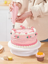 Load image into Gallery viewer, Kootek Cake Decorating Kits Supplies with Cake Turntable, 12 Numbered Cake Decorating Tips, 2 Icing Spatula, 3 Icing Smoother, 2 Silicone Piping Bag, 50 Disposable Pastry Bags and 1 Coupler
