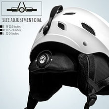 Load image into Gallery viewer, OutdoorMaster Kelvin Ski Helmet - Snowboard Helmet for Men, Women &amp; Youth (White,L)
