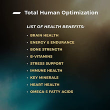 Load image into Gallery viewer, ONNIT Total Human - Daily Vitamin Packs for Men &amp; Women (60 Pack) - 10x Your Multivitamin - Packed with Essential Vitamins, Minerals, Herbs &amp; Amino Acids
