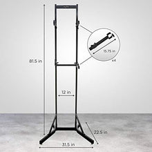Load image into Gallery viewer, RaxGo Bike Storage Rack, 2 Bicycle Garage Floor Stand, Adjustable, Freestanding, Adjustable Hooks, For Mountain &amp; Road bicycles, Universal For Indoor Use
